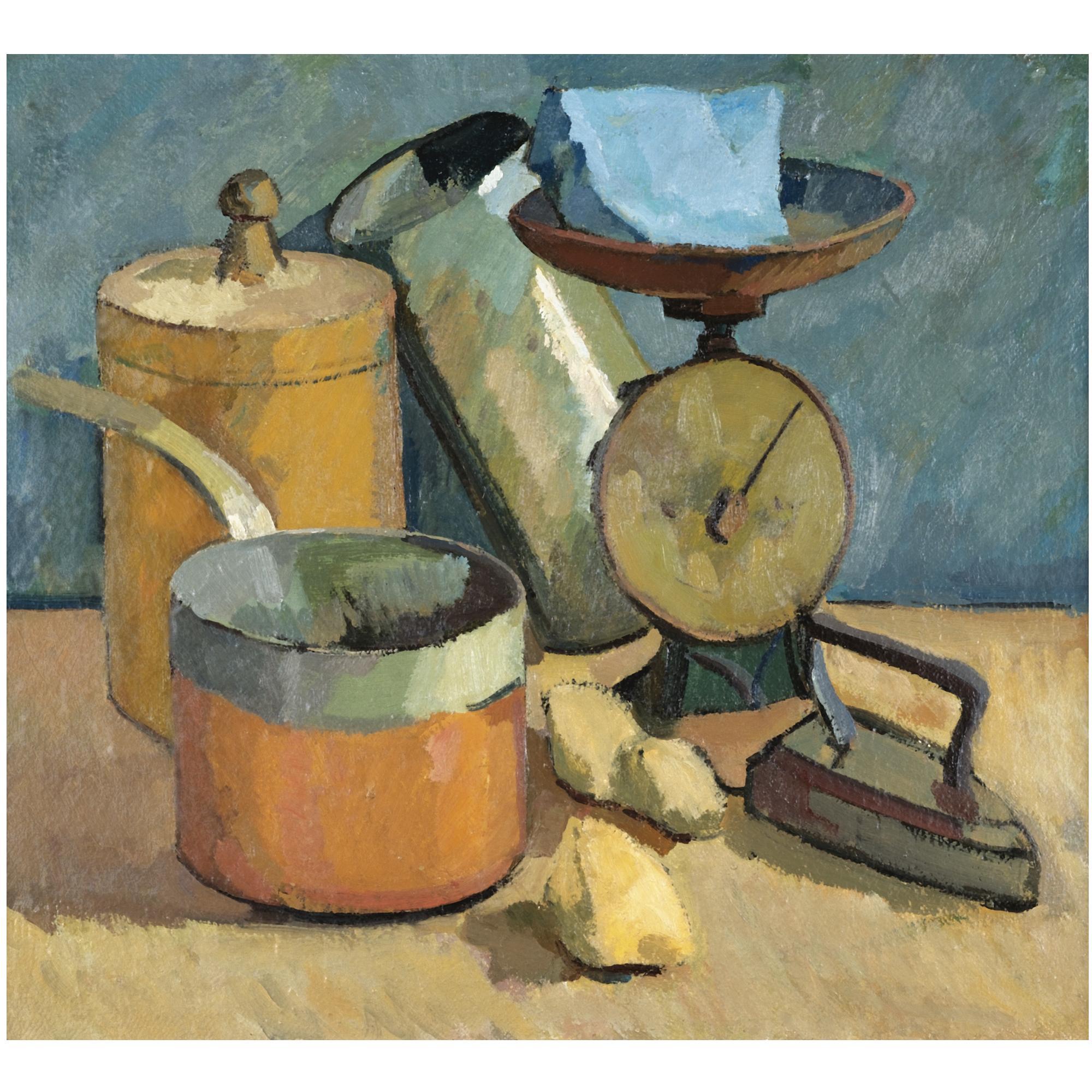 Aleksander Isaakovich Rusakov - Still Life With Scales