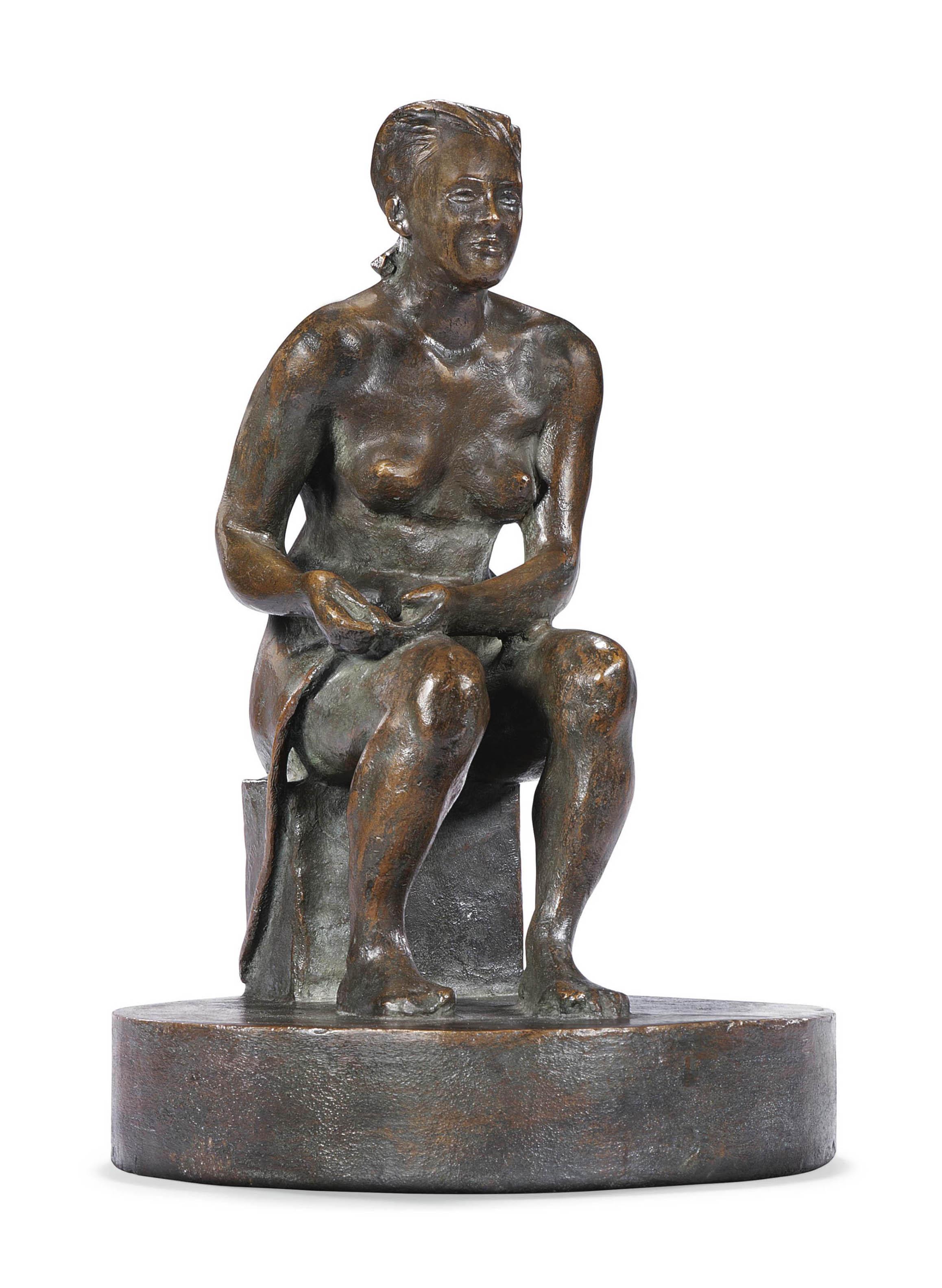 Aleksandr Deineka - Seated nude