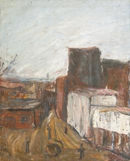 Aleksandr Drevin - Street Scene; View Of Altai (Double-Sided Composition)