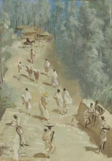 Aleksandr Evgen\'evich Iakovlev - Étude de villages Éthiopiens, Addis-Abeba