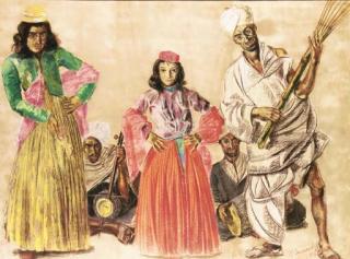 Aleksandr Evgen\'Evich Iakovlev - Kashmiri Dancers