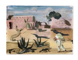 Aleksandr Evgen\'Evich Yakovlev - Mexican peasants and century plants