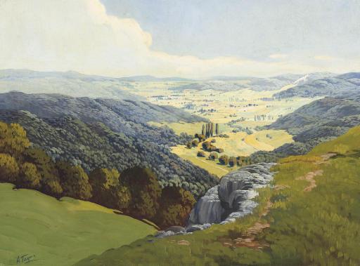 Aleksandr Fedorovich Gaush - A valley in summertime