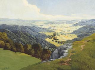 Aleksandr Fedorovich Gaush - A valley in summertime