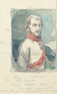 Aleksandr Nikolaevich Benua - Sketch Of A Portrait Of Prince Boris Andreevich Galitzin By Lampi