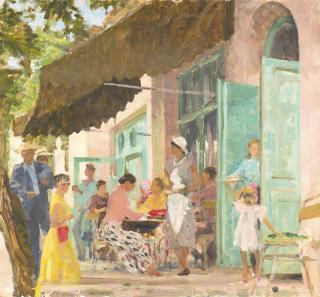 Aleksandr Nikolaevich Samokhvalov - Café Gurzuf