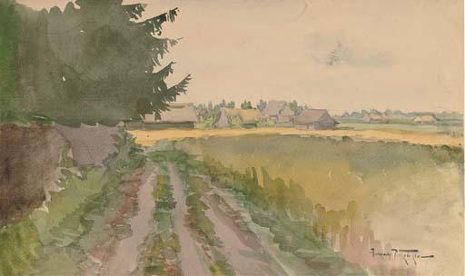 Aleksandr Vladimirovich Makovskii - A Track To The Farmstead