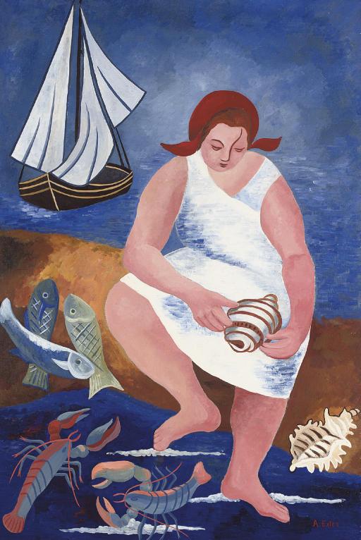 Aleksandra Aleksandrovna Ekster - Fisherwoman