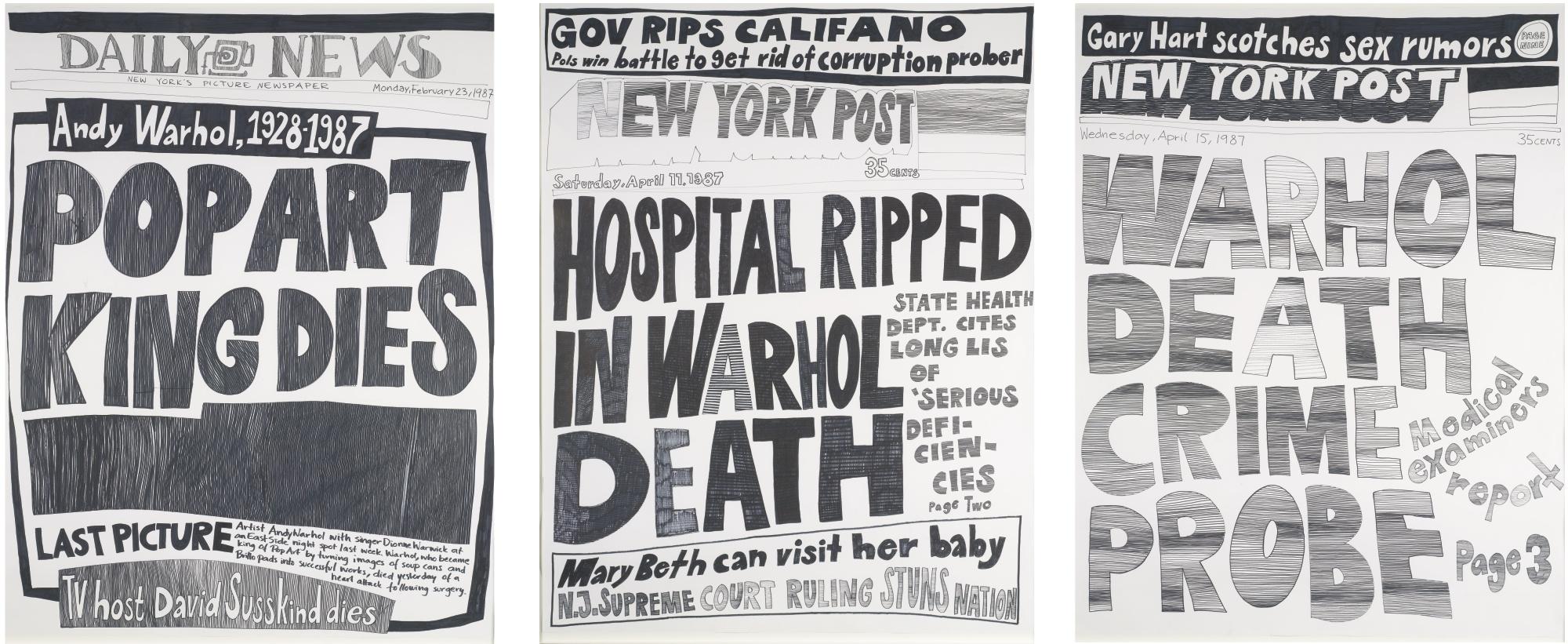 Aleksandra Mir - Warhol Dies [3 Works]