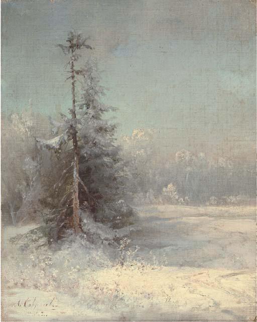 Aleksei Kondrat\'evich Savrasov - Winter landscape