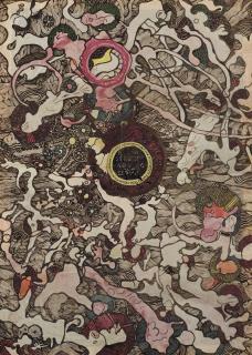 Aleksei Remizov - Illustration for \'The Demons\' by Alexander Pushkin (1799-1837)