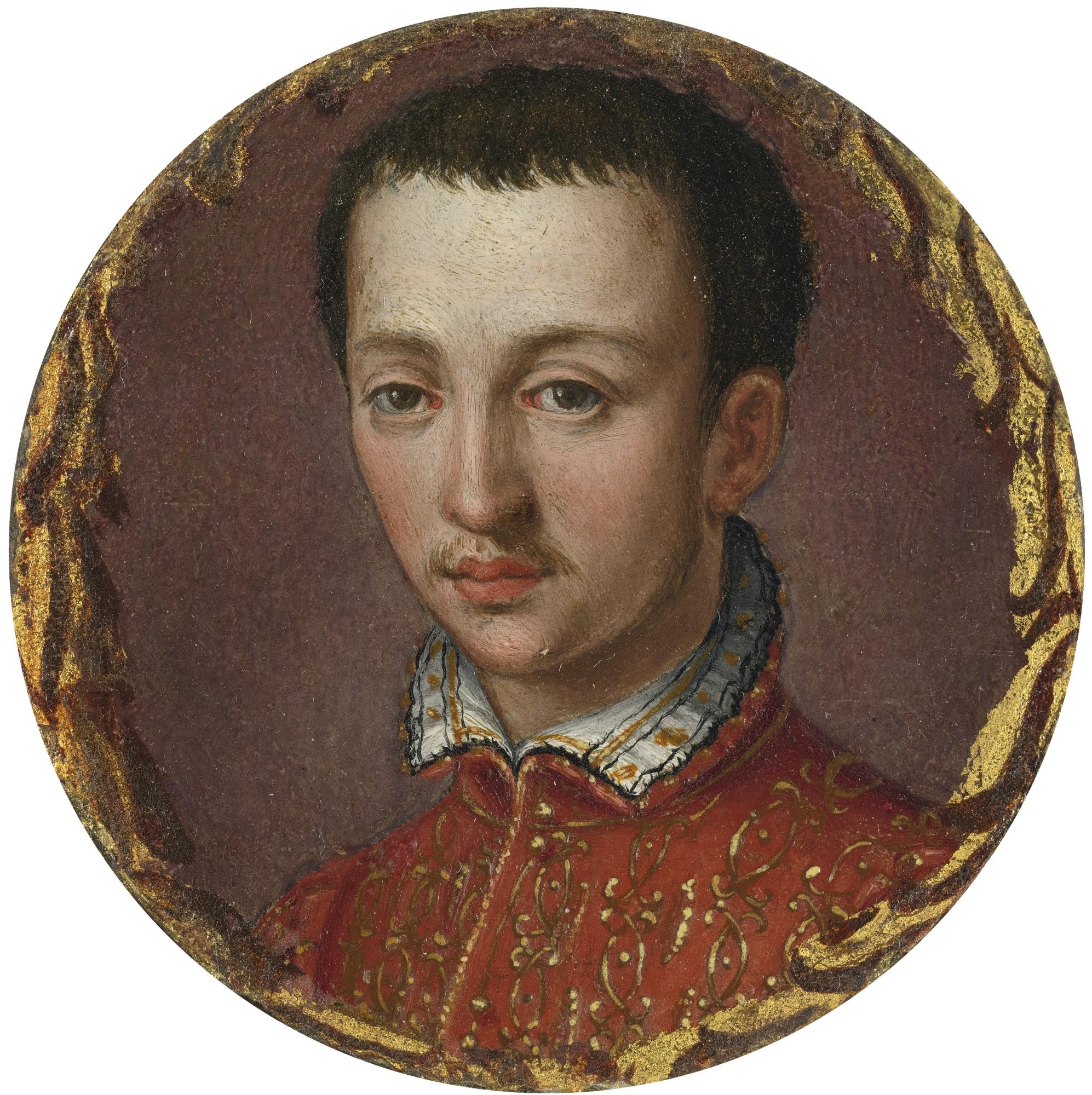 Alessandro Allori - Portrait Of Francesco I De\' Medici (1541-1587), Bust Length