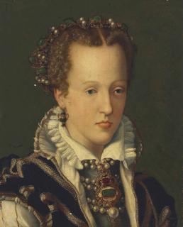 Alessandro Allori - Portrait Of Joanna Of Austria (1547-1578), Bust-Length