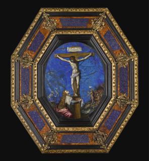 Alessandro Allori - The Crucifixion With Mary Magdalen Kneeling At The Cross