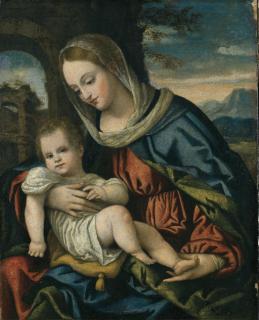 Alessandro Bonvicino - The Madonna And Child