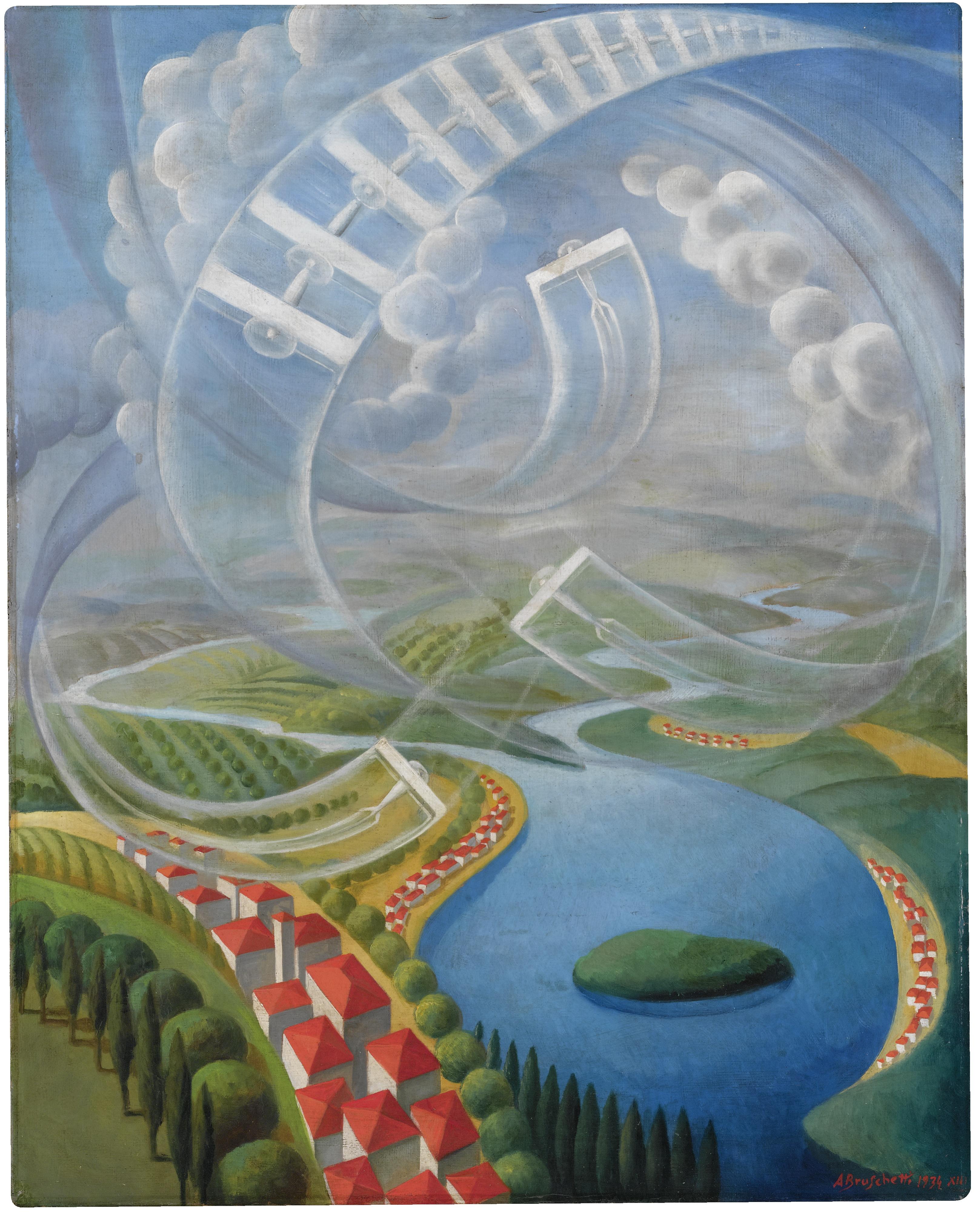 Alessandro Bruschetti - Acrobazie Aeree Sulla Campagna Umbra