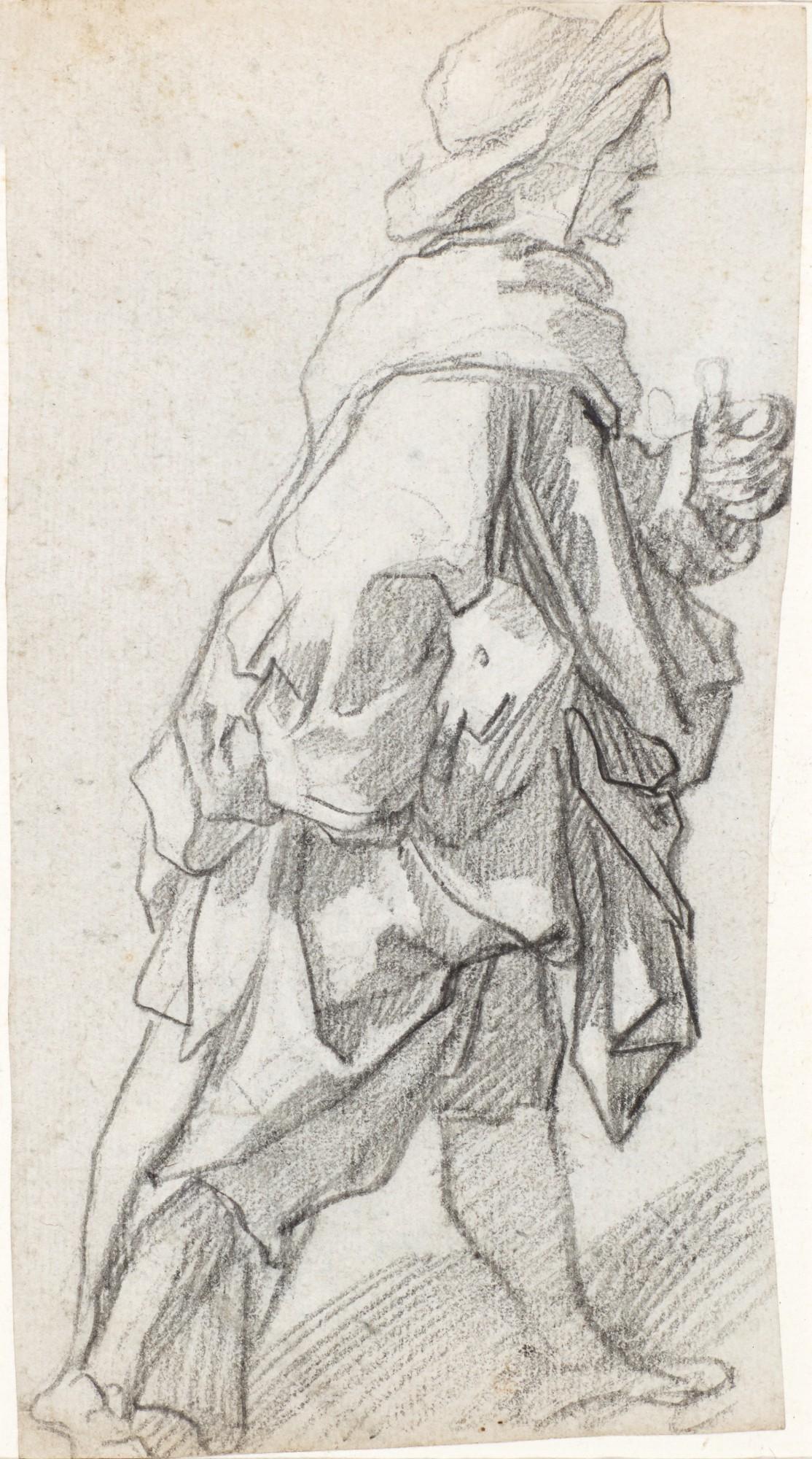 Alessandro Casolani - Study Of A Man Walking To The Right