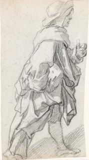 Alessandro Casolani - Study Of A Man Walking To The Right