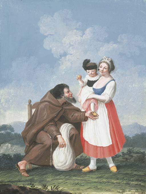 Alessandro D\'Anna - Innocenza, 1793 Contemplazione, 1793 Carità fraterna, 1793