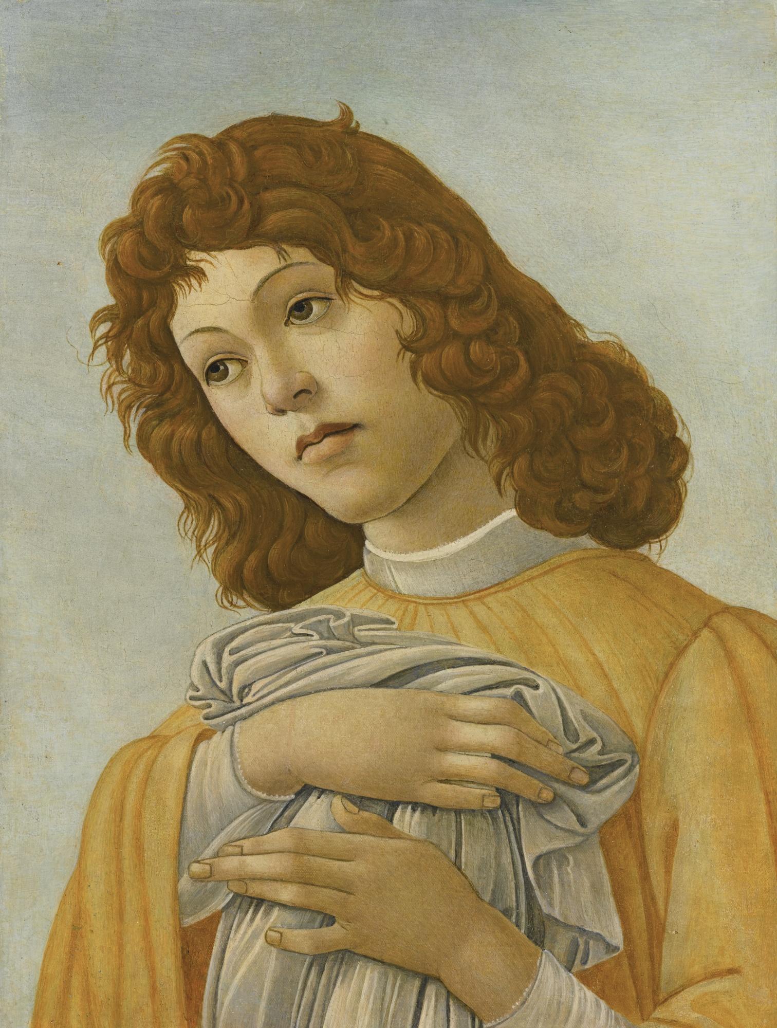Alessandro Di Mariano Filipepi - An Angel, Head And Shoulders