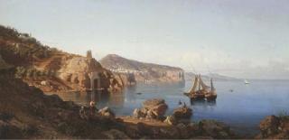 Alessandro La Volpe - The Sorrentine Coast with a view of Vico Equense in the Bay of Naples