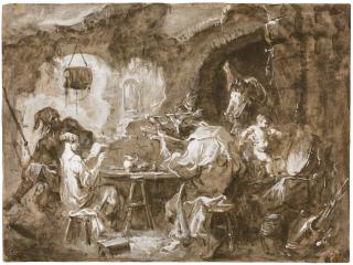 Alessandro Magnasco - A Concert In A Tavern Among Ruins