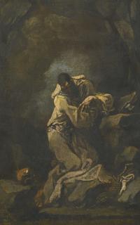 Alessandro Magnasco - A Hermit In A Grotto