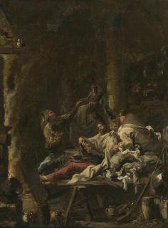 Alessandro Magnasco - Cardplayers By A Fire