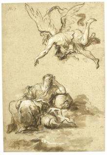 Alessandro Magnasco - Hagar And The Angel