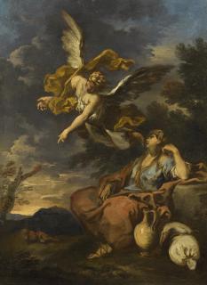 Alessandro Magnasco - Hagar And The Angel