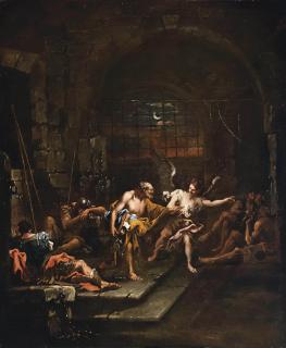 Alessandro Magnasco - San Pietro liberato dall\'angelo