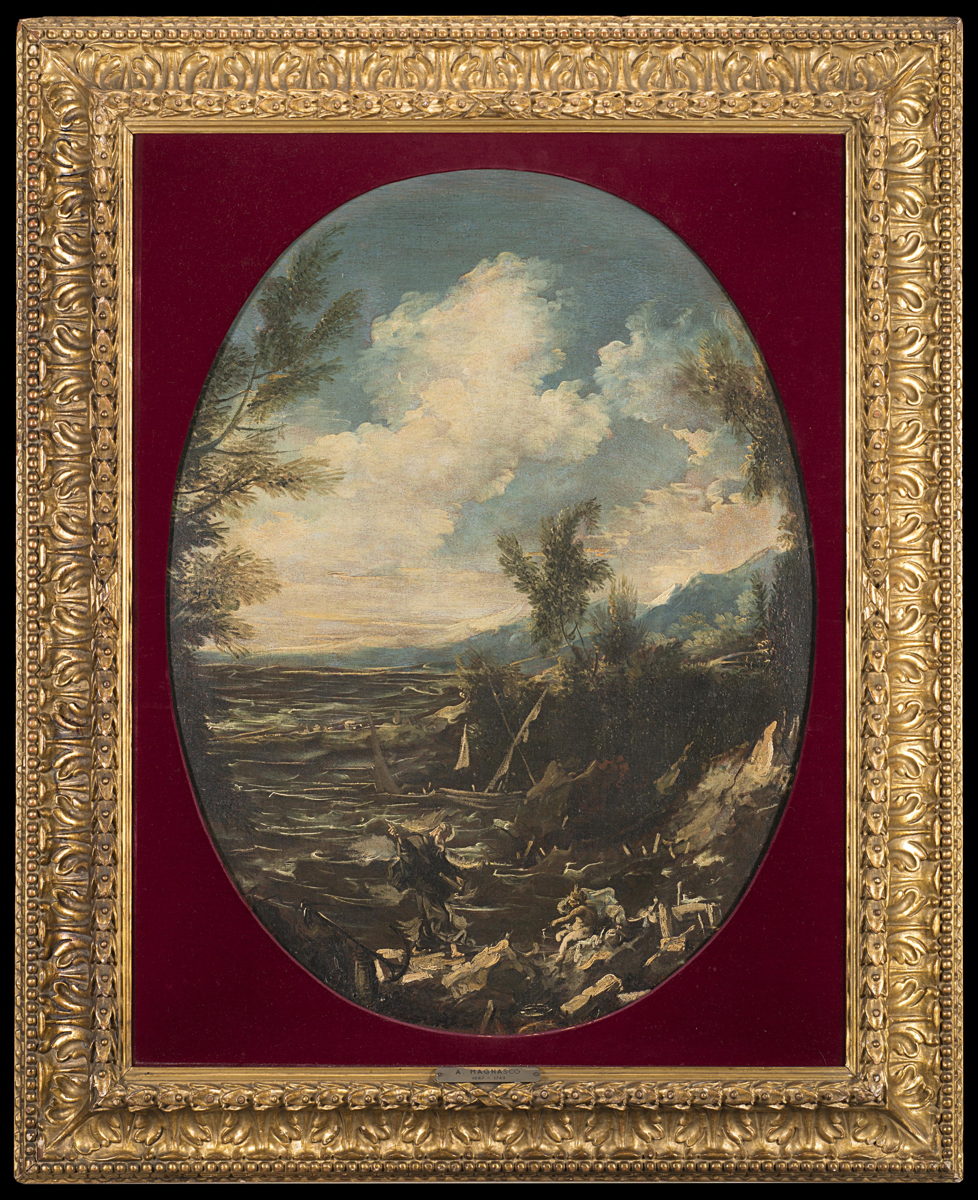 Alessandro Magnasco - Sant\'Agostino e il bambino in riva al mare