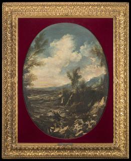 Alessandro Magnasco - Sant\'Agostino e il bambino in riva al mare