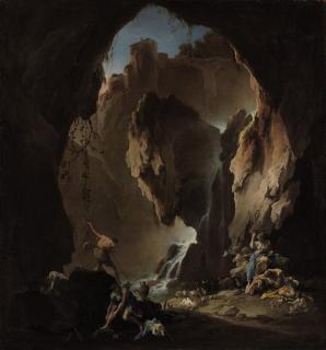 Alessandro Magnasco - Shepherds in a grotto