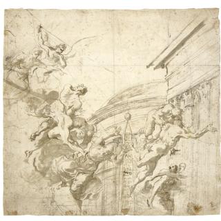 Alessandro Magnasco - The Fall Of Simon Magus