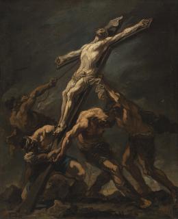 Alessandro Magnasco - The raising of the cross