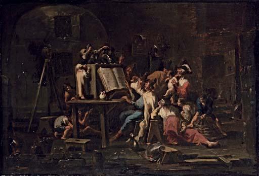 Alessandro Magnasco - The singing lesson