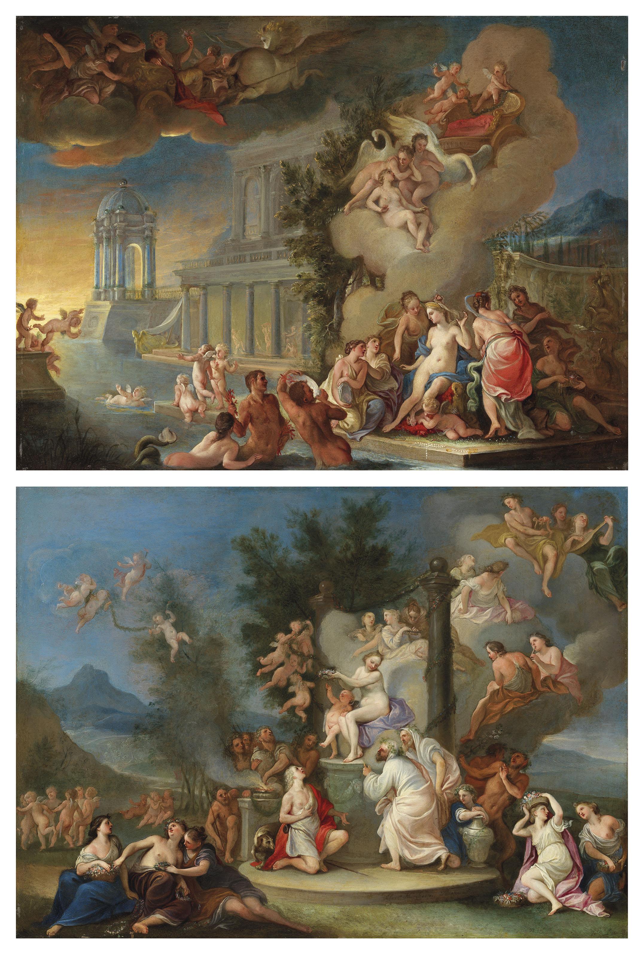 Alessandro Marchesini - The Toilet of Venus; and Diana and Endymion