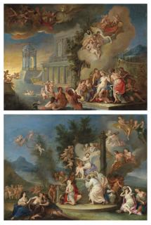 Alessandro Marchesini - The Toilet of Venus; and Diana and Endymion