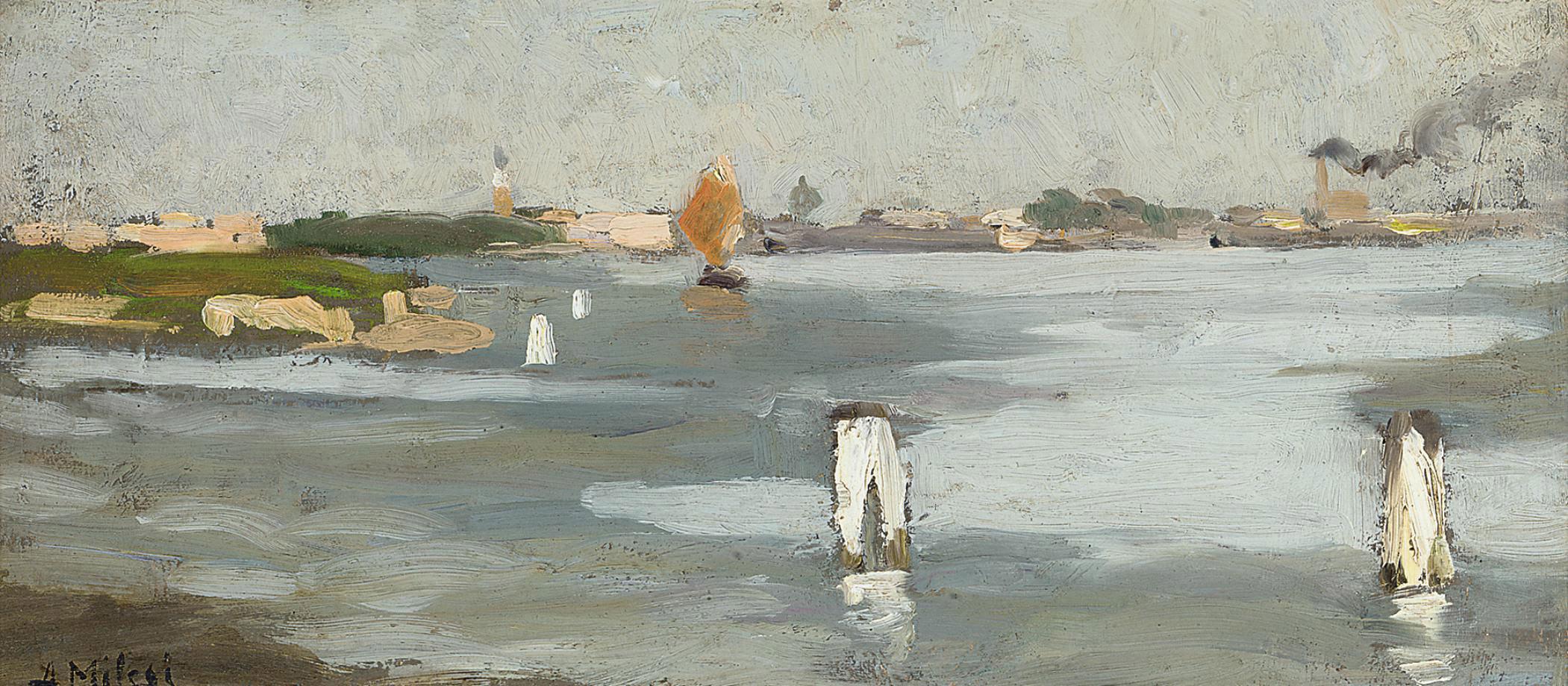 Alessandro Milesi - On the Venetian lagoon