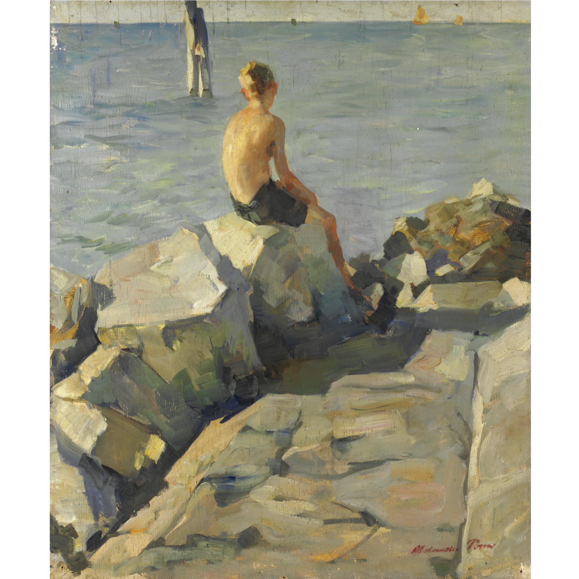 Alessandro Pomi - Giovane Pescatore