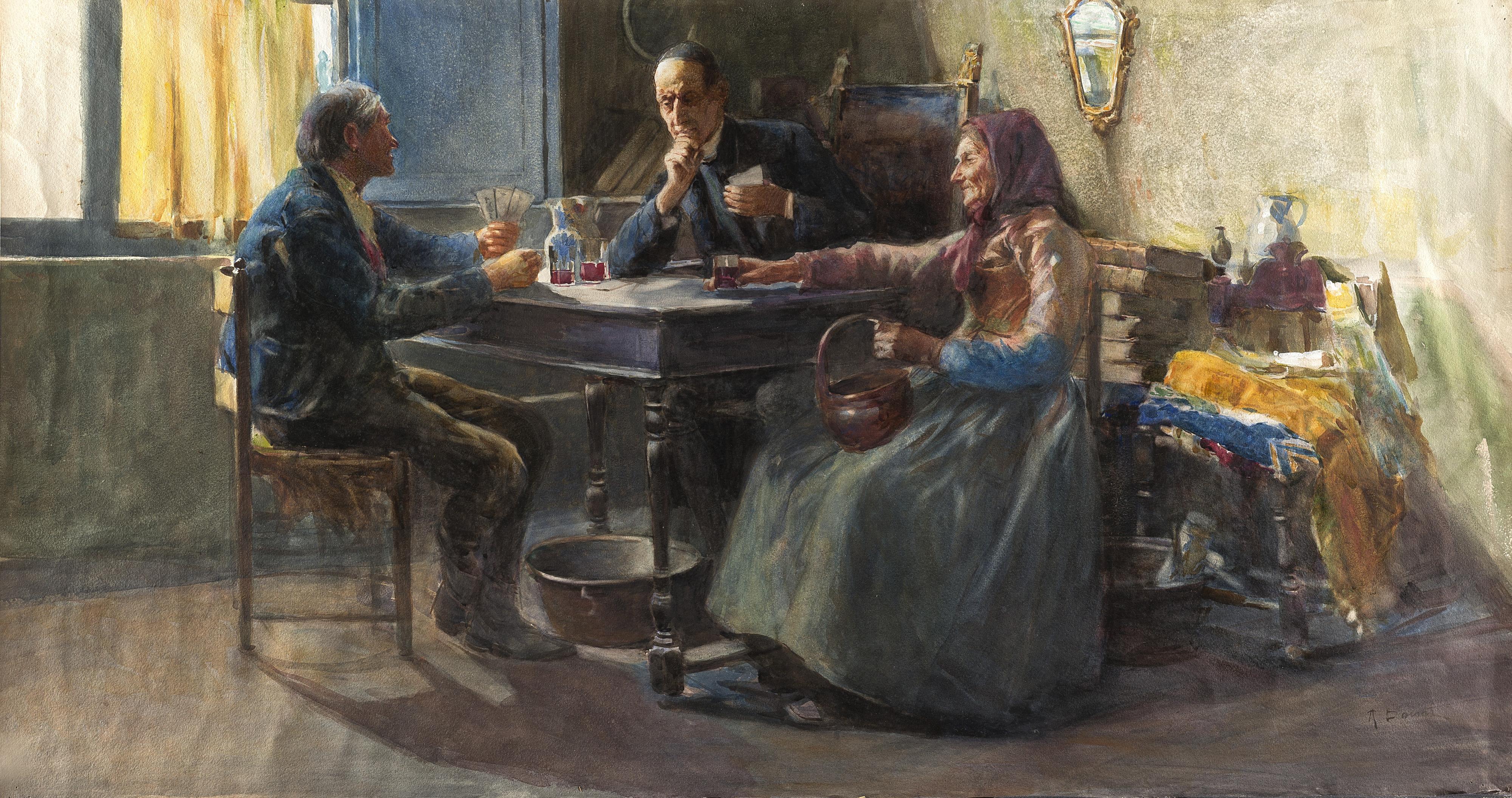 Alessandro Pomi - La partita a carte