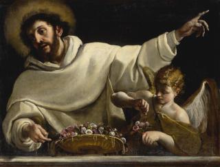 Alessandro Tiarini - Saint Dominic And An Angel