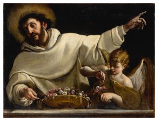 Alessandro Tiarini - Saint Dominic And An Angel