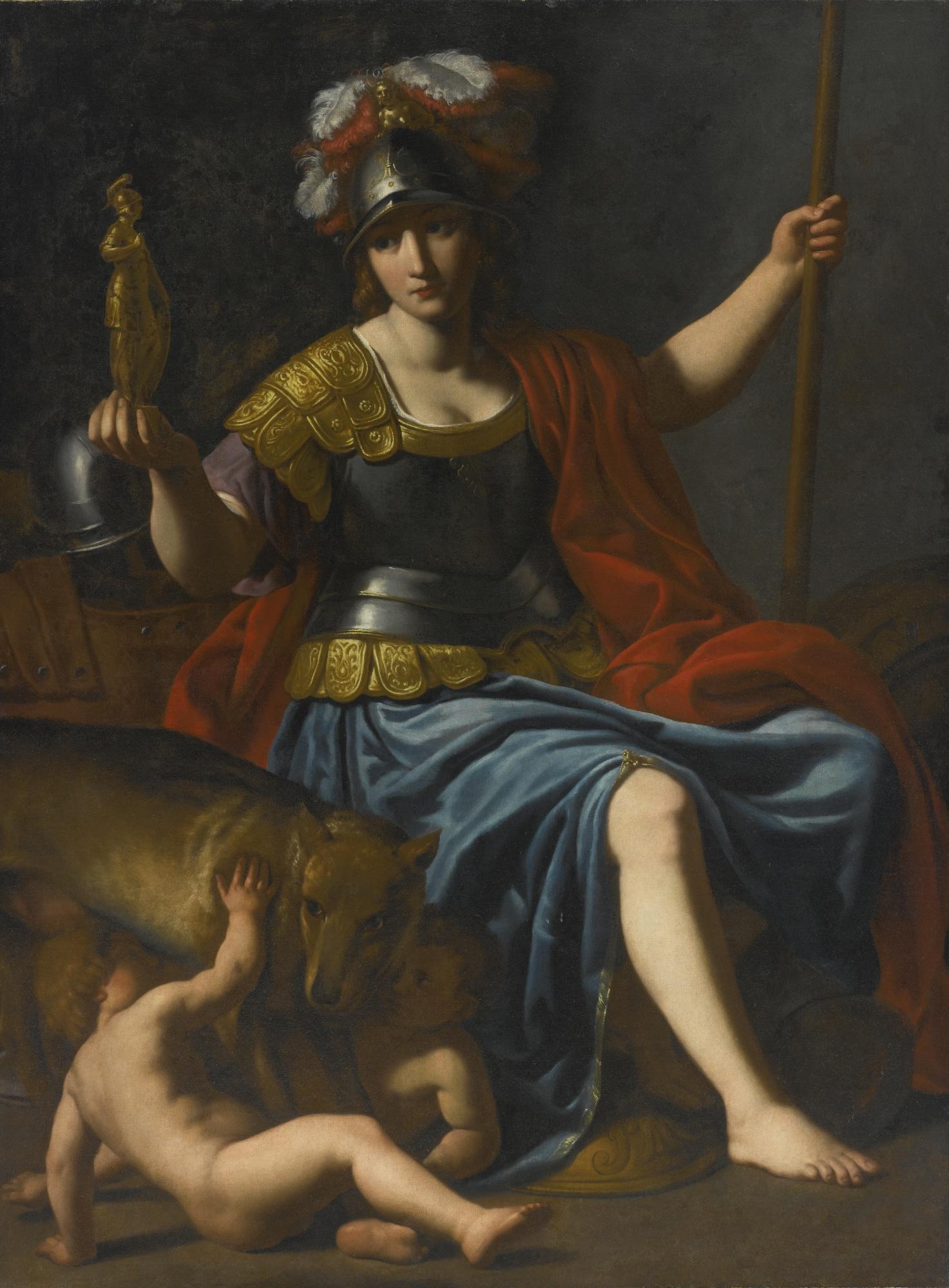 Alessandro Turchi - Bellona With Romulus And Remus