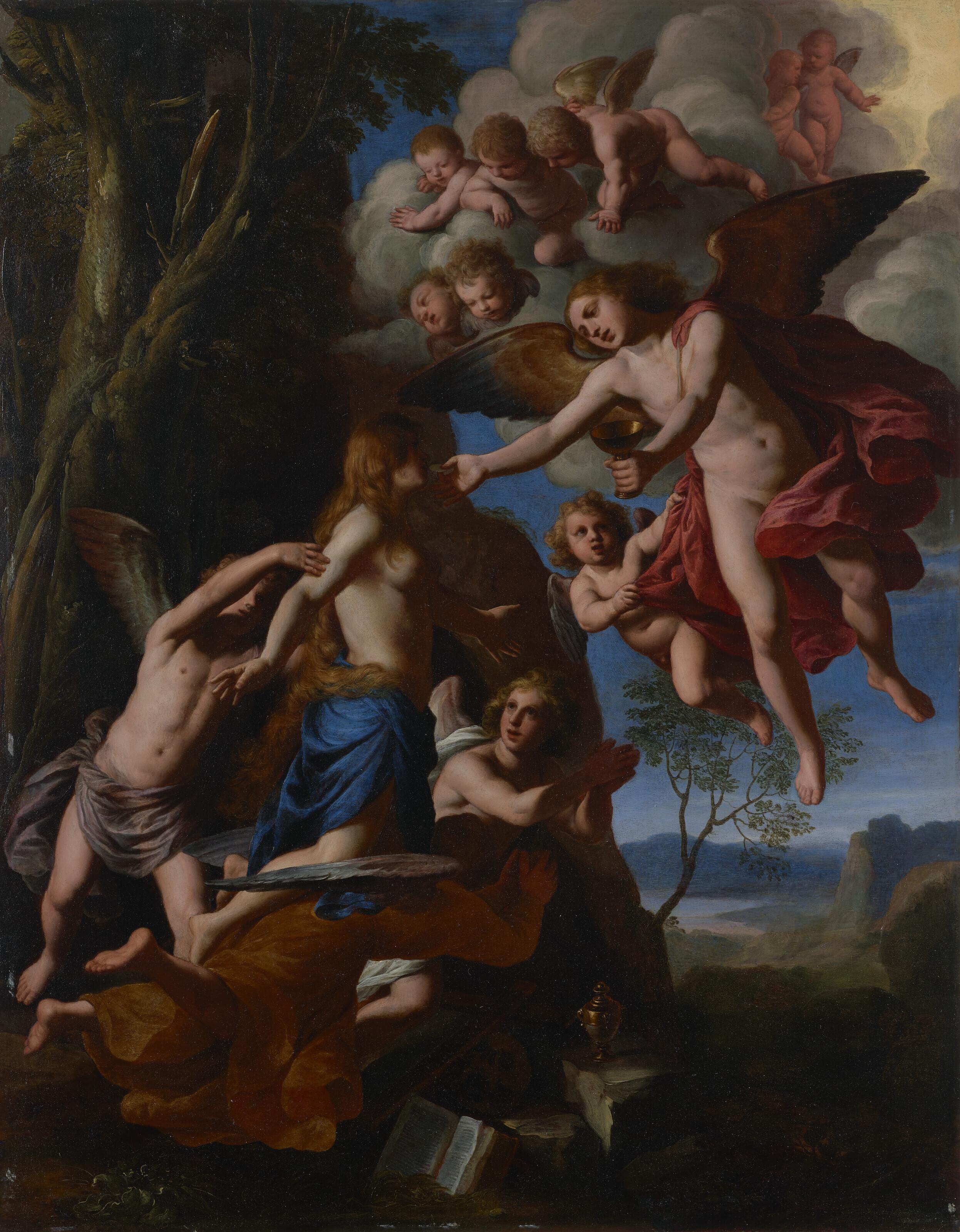 Alessandro Turchi - The Communion of the Magdalene