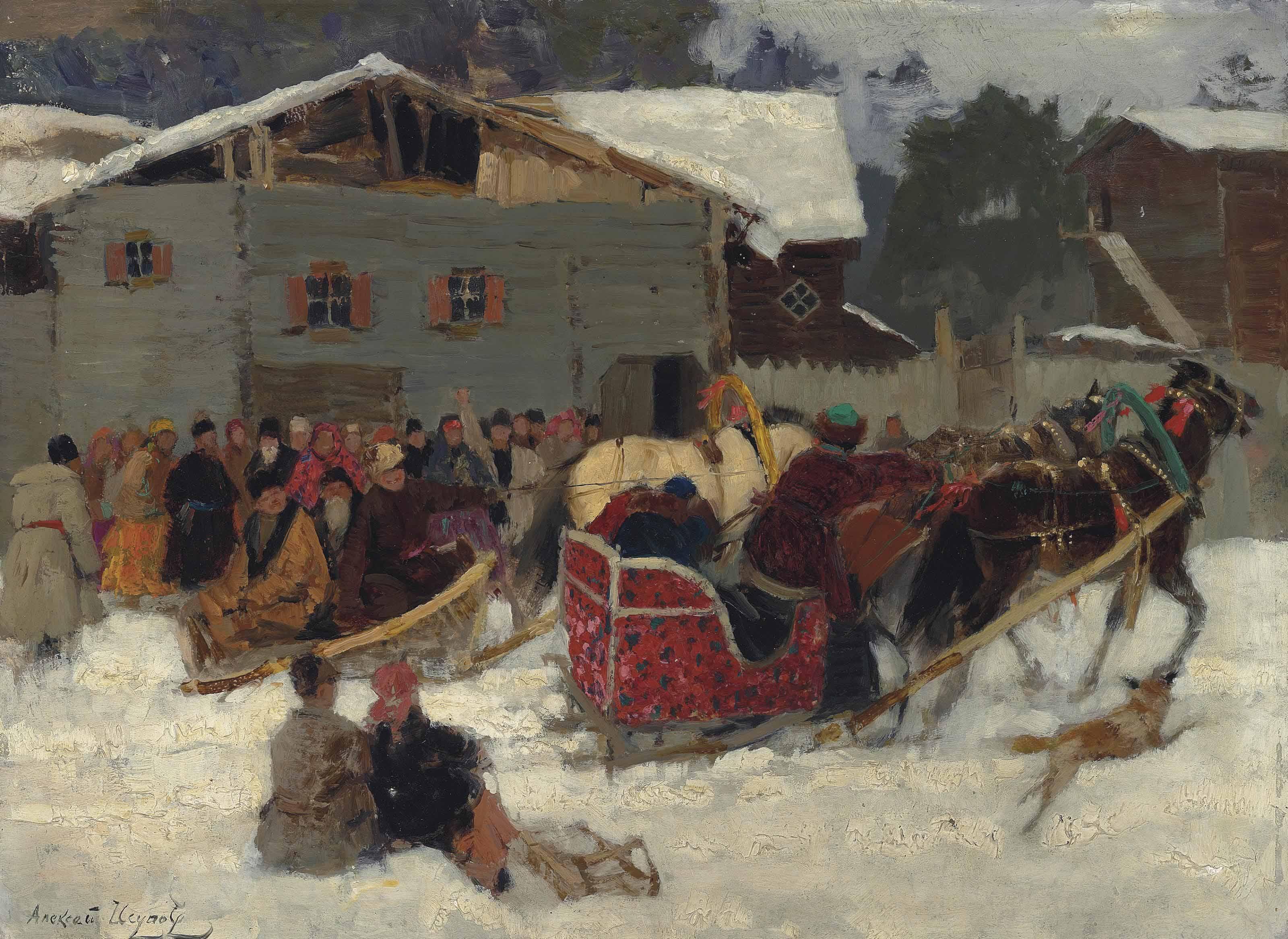 Alessio Issupoff - Village celebration