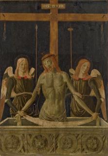 Alesso di Benozzo - Le Christ Au Tombeau Soutenu Par Deux Anges