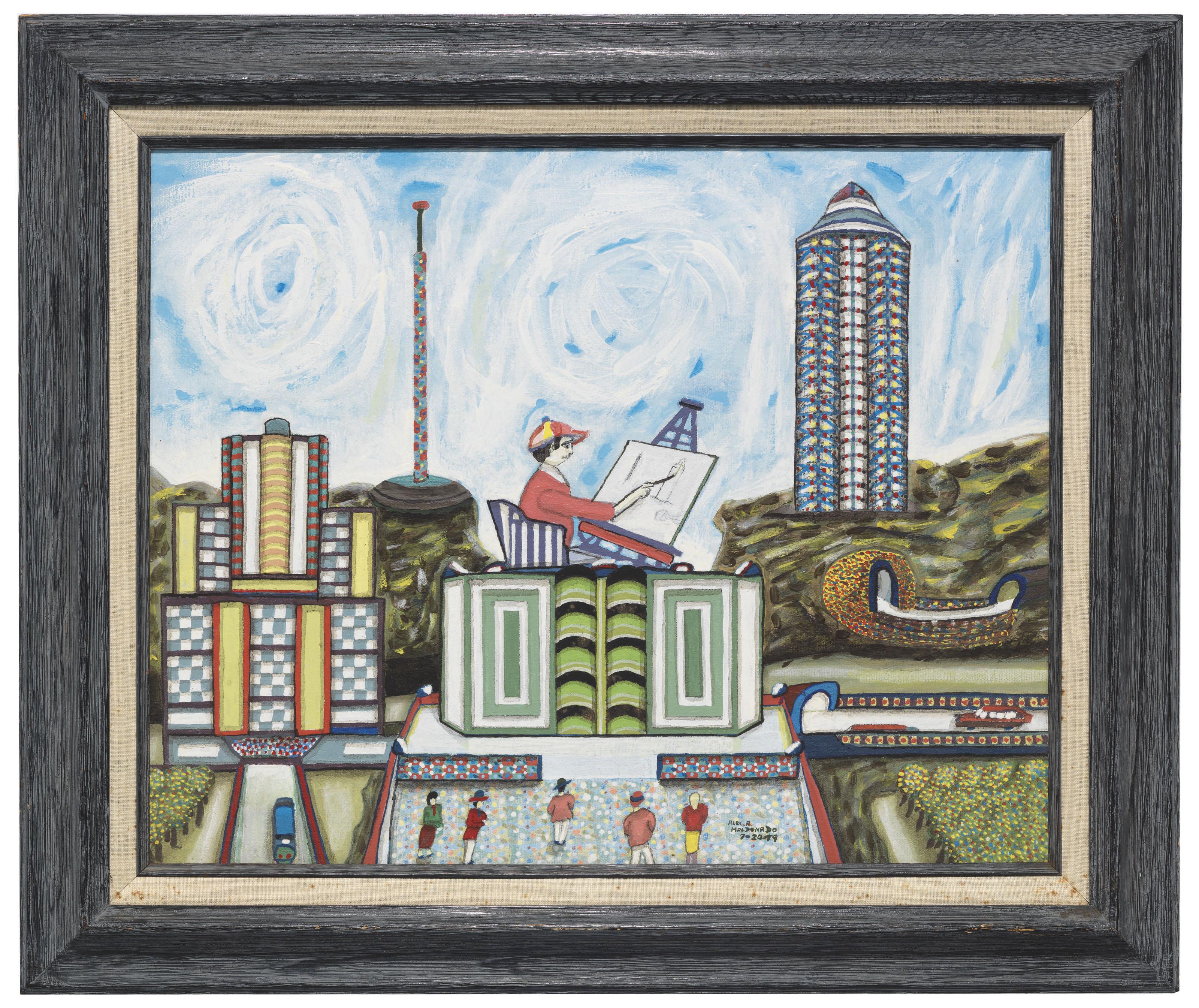 Alex A. Maldonado - A Monument to All Artists, 1979