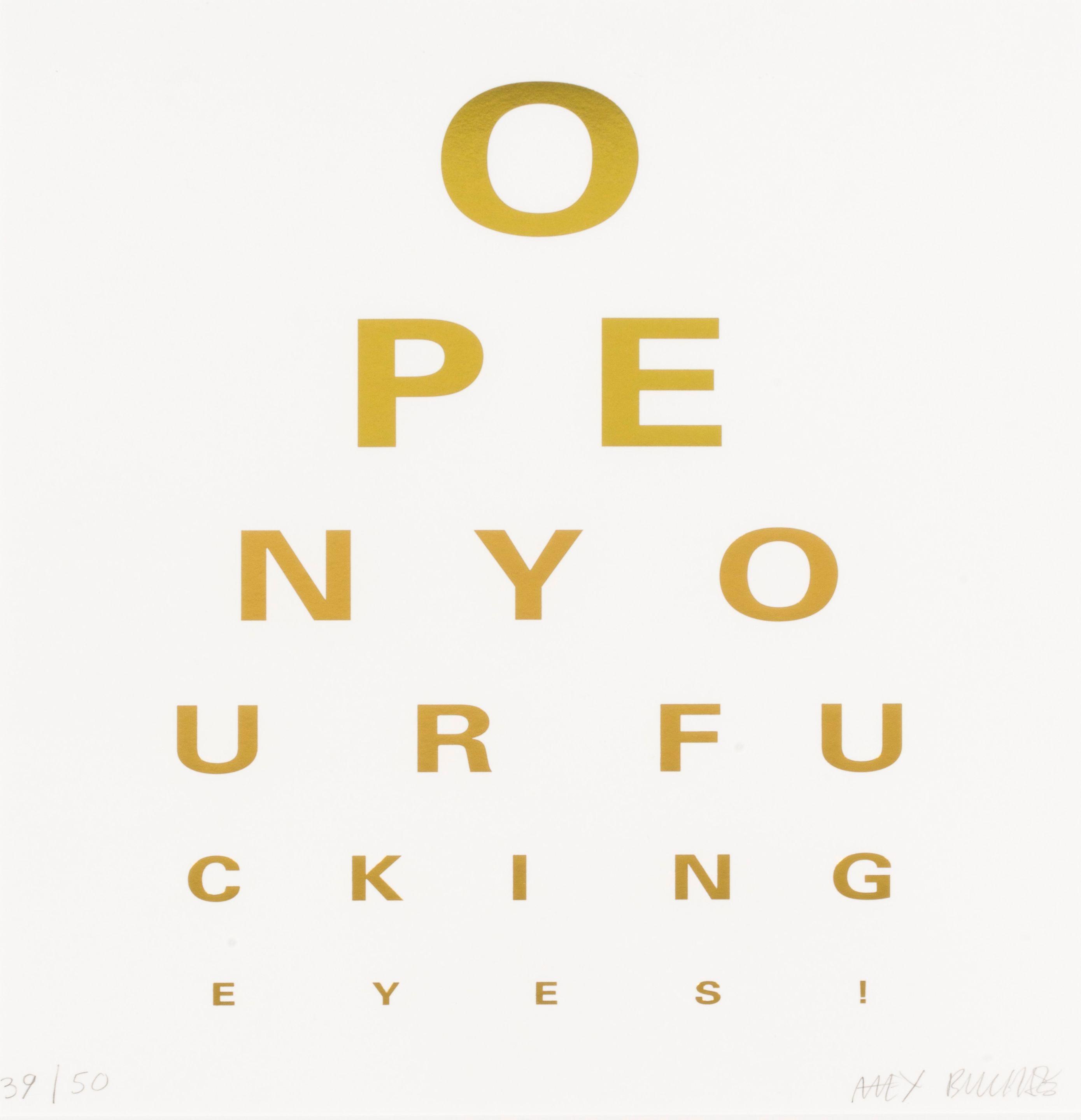 Alex Bucklee - Eye test 2.0 (Gold)